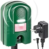 VOSS.sonic 2800 Ultraschall Vertreiber mit Bewegungsmelder & Blitz - Marderschreck, Katzenschreck,...