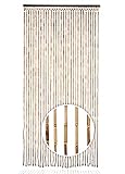 Kobolo Bambusvorhang Türvorhang Bamboo -Braun - Natur- Dekovorhang - 90x200 cm - rechteckig -...