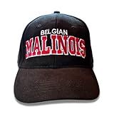 Belgian Malinois Cap - Mütze Stickerei Hundemütze Hund Dog K9 Extreme Dog schwarz - rot