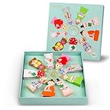 Creano Bio Kräutertee Geschenkset „Tea Lovers“ - 9 Pyramiden-Teebeutel in 9 niedlichen Figuren...