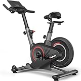 PASYOU S40 Heimtrainer Fahrrad, 6KG Schwungrad Fitness Bike für Zuhause mit 8 Stufen Magnetischem...