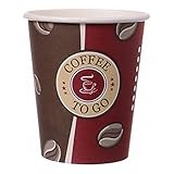 1000 Stk. Kaffeebecher Topline, 'Coffee to go', Pappe beschichtet, 8oz., 200 ml