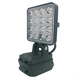 Arbeitsleuchte mit 16 LEDs, passend für Dewalt 18 V Li-Ion-Akku, Taschenlampen-Beleuchtung