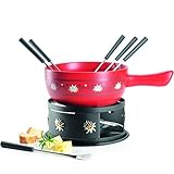 MÄSER 931893 Käsefondue Set für 6 Personen, 11-teiliges Komplettset für Fondue nach Schweizer...