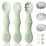 ORAGKE Esslernlöffel Baby BPA-frei, 6er Set Babylöffel Silikon Lernlöffel Weich, Baby Löffel...