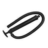 Handlenzpumpe, Schlagfeste Kunststoff-Handpumpe mit Schlauch für Schnellboote für Yachten (Black)
