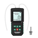 MOTOCOCHE Digital Differenzdruckmesser Manometer Gasdruckprüfer - Differenzdruckmessgerät Tester...