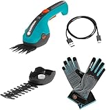 Gardena Akku-Grasschere ClassicCut Li: Rasenkantenschere mit 8 cm Schnittbreite(9884-20) +...