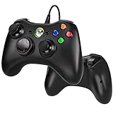 Controller für Xbox 360, 2023 Gamepad Joystick mit Kabel, USB PC Controller für Xbox 360/Microsoft...