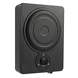 Mqwdxzfes Unterfahrersitz Auto Subwoofer, 200W Ultraflacher Aktiver Verstärkter Bass mit...
