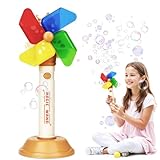 KIMIGO Windmühle Seifenblasenstab,Elektronische Seifenblasenmaschine Kinder mit...