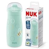 NUK Mini-Me Sip für Kleinkinder | ab 9 Monate | 300 ml | Kinderwasserflasche | auslaufsichere...