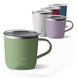 eppikan eppiLungo Edelstahl Thermobecher, Isolierbecher, Kaffeetasse, Trinkbecher, Thermotasse...