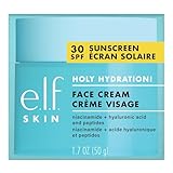 e.l.f. SKIN Holy Hydration! Face Cream, Broad Spectrum SPF 30 Sunscreen, Spendet Feuchtigkeit Und...