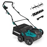 VONROC Vertikutierer Elektro - Rasenbelüfter 1500W - Einstellbare Schnitttiefe, Klappbar, 36CM...