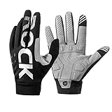ROCKBROS Fahrradhandschuhe Handschuhe für Frühling Herbst Winddicht Stoßfest Touchscreen...