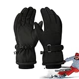 Skihandschuhe Für Kinder, Winddichte Schneehandschuhe Für Kinder | Wasserdichte...