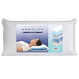 Mediflow Elite Collection Wasserkissen - Kühlender Gel-Memory-Foam, orthopädisch, verstellbar, zur...