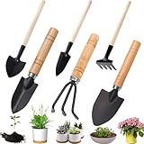 Mainiusi Kinder Gartengeräte 6 Stück, Klein Gartenwerkzeug Set Klein Gartenwerkzeug Kinder,...