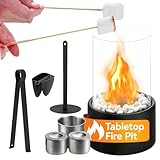 Woalopted Innenfeuerstelle,Schreibtischkamin - Tischkamin Für Innen | Geeignet Für Die Verwendung...