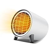 Yarvoney Heizlüfter, Elektroheizkörper, 500W, MINI Keramik Heizlüfter, für Büro Schlafzimmer,...