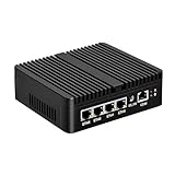 ShengOrigin Firewall Mini PC Celeron N5105 Fanless Mini PC Router, 4 * i226-V, 16GB DDR4 128GB NVMe,...