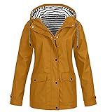 EMATOP befristetes angebot Damen Wasserdicht Windbreaker Leicht Atmungsaktiv Softshelljacke mit...