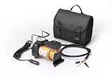 cartrend Kompressor mit Metallgehäuse, Druck 10 bar, mit Luftdruckanzeiger, 12 Volt, max. 10 A, 35...