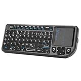 Rii X1 Mini Tastatur Wireless, Kabellos Tastatur mit Touchpad, Mini Keyboard für Smart TV...