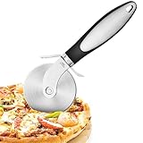 Spülmaschinenfest Pizza Schneider, Pizza Schneidemesser, Pizzaschneider mit Rutschfestem Griff,...