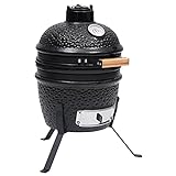 2-in-1 Kamado-Grill Smoker, JUNZAI Holzkohlegrill, Grill Balkon, Tischgrill Holzkohle, Bbq Grill,...