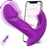 EAWESION Dildos Sexspielzeug für Paare Extrem Sex Spielzeug Analplug Frauen, 9x9 Modi Swing-Stoß...