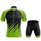 ARBOEE Herren Kurzarm Fahrrad Trikot Set, Atmungsaktiv und Schnell Trockend Rennrad trikot herren...