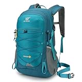 SKYSPER Wanderrucksack 25L, Klein Rucksack mit Rückenbelüftung aus atmungsaktivem 3D Air Mesh...