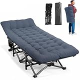 ATORPOK SHOP Campingbett feldbett klappbar, Faltbar Gästebett bis 200 kg für,mit Seitentasche,...