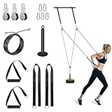 Kabelzug Fitness Kabel Latzug Fitness Bizeps Rücken Trainingsgerät Kabelzug Pulley System...