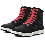 BORLENI Motorradschuhe Herren Sommer Motorradstiefel Männer lässige atmungsaktive Motorrad Sneaker...