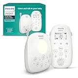 Philips ‎AVENT Audio Babyphone DECT-Technologie, Eco-Mode, Gegensprechfunktion, Schlaf- und...