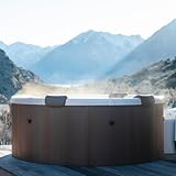 MSpa Whirlpool Rova 180x180x70 cm – Aufblasbarer Spa für 6 Personen mit 130 Luftdüsen & 8...
