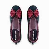 GLOVE STORY Hausschuhe Ballerinas für Damen, aus Samt mit Sohle aus weichem Leder, weiches und...