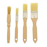 HOFMEISTER® Backpinsel-Set, 4-teilig, Naturprodukt, lebensmittelechte & flexible Borsten