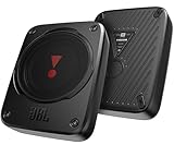 JBL BassPro Lite - Ultrakompakter 7' Aktiv Untersitz Subwoofer für Auto mit integriertem...