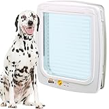 Ferplast Hundeklappe für große Hunde, Katzenklappe, Haustiertür, 4-Wege steuerbarer EIN- und...