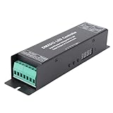 Fockety 4-Kanal-DMX-Decoder, Konstante Spannung DMX512-Decoder LED-Controller 4 Kanäle DMX512...