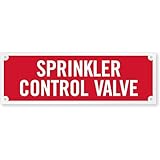SmartSign - SE-5032-ERE-REF-2x6 'Sprinkler-Steuerventil' Etikett | 5,1 x 15,2 cm Ingenieurqualität...