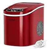 COSTWAY Eiswürfelmaschine 12KG/24H, Ice Maker 9 Eiswürfel in 6-13min, Eismaschine 2,2L Wassertank,...