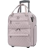 KROSER Handgepäck Koffer Trolley 40cm, Carry On Untersitzer Multifunktional 16-Zoll Leichter...