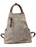 irisaa Damen Rucksack Daypack Tasche Umhänge Tasche Schulrucksack Schultertasche für Frauen und...