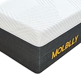 Molblly Matratze 90x200, kaltschaummatratze 90 x 200 Rückenentlastende Zweistufiger Aufbau...