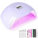 CIRULLI UV LED Lampe für Nägel,168W Nageltrockner für Gel Nagellack,uv lampe nägel Auto-Sensor...